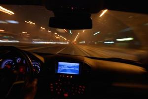 night car driving photo