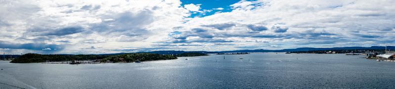 Oslo the capital of Norway from the perspective of the Cruise Terminal photo