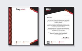 set of modern letterhead template for stationery design all business corporate company. vector format editable A4. for download.