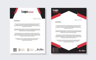 set of modern letterhead template for stationery design all business corporate company. vector format editable A4. for download.