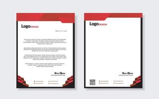 set of modern letterhead template for stationery design all business corporate company. vector format editable A4. for download.