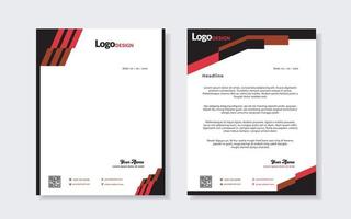 set of modern letterhead template for stationery design all business corporate company. vector format editable A4. for download.