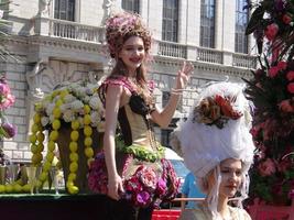 St Petersburg, Russia, 2022 - Ball of flowers - festival that dedicated 350 anniversary of Peter I photo