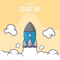 Start Up Business Background Design Concept vector