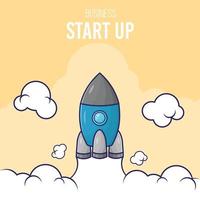 Start Up Business Background Design Concept vector