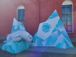 St Petersburg, Russia, 2022 - The Arctic Salon 2022 opens at Peter and Paul Fortress photo