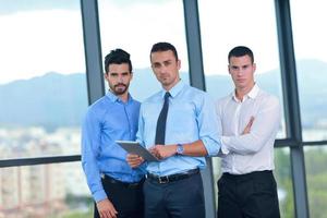 business people group in a meeting at office photo