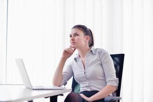 business woman at  office photo