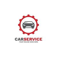 Car repair simple flat logo vector