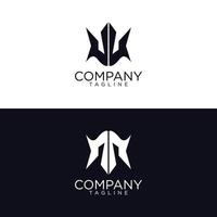 mw  logo design and premium vector templates