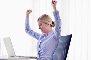 business woman at  office photo