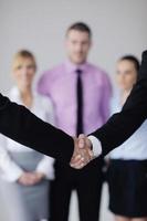 grupo de personas de negocios en reunión foto