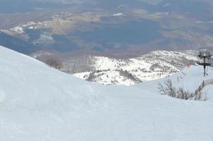 Winter landscape view photo