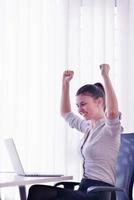 business woman at  office photo