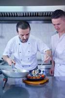 chef preparing food photo