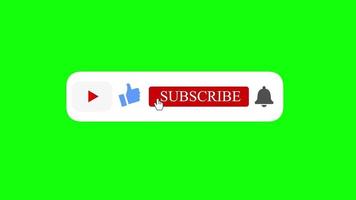 Youtube Subscribe Animation Stock Video Footage for Free Download