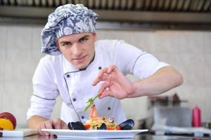 chef preparing food photo