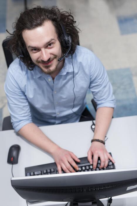 Computer Operator Stock Photos, Images and Backgrounds for Free Download