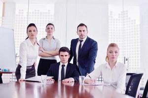 business people in a meeting at office photo