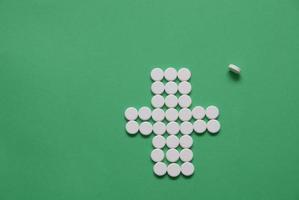 pharmacy concept with pills photo