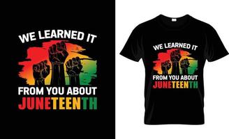 Juneteenth t-shirt design, Juneteenth t-shirt slogan and apparel design, Juneteenth typography, Juneteenth vector, Juneteenth illustration vector