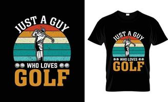 diseño de camisetas de golf, eslogan de camisetas de golf y diseño de ropa, tipografía de golf, vector de golf, ilustración de golf