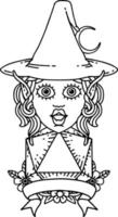 personaje de mago elfo con ilustración natural de tirada de veinte dados vector