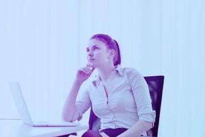 business woman at  office photo