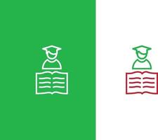 Education vector icons set for internet and online education, e-learning resources, distant online courses, colleges, academies universities and schools. Line art minimalist style. Black color.