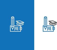 Education vector icons set for internet and online education, e-learning resources, distant online courses, colleges, academies universities and schools. Line art minimalist style. Black color.