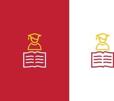 Education vector icons set for internet and online education, e-learning resources, distant online courses, colleges, academies universities and schools. Line art minimalist style. Black color.