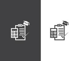 Education vector icons set for internet and online education, e-learning resources, distant online courses, colleges, academies universities and schools. Line art minimalist style. Black color.