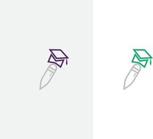 Education vector icons set for internet and online education, e-learning resources, distant online courses, colleges, academies universities and schools. Line art minimalist style. Black color.