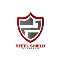 Shield logo. shield shaped icon vector