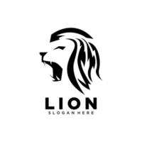 logotipo de león. ilustración vectorial de un león. león el rey de la selva vector