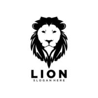 Lion logo. vector illustration of a lion. lion the king of the jungle