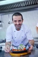 chef preparing food photo