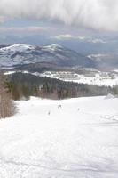 Winter landscape view photo