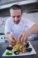 chef preparing food photo