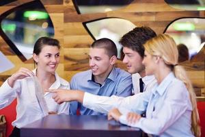 business people in a meeting at office photo