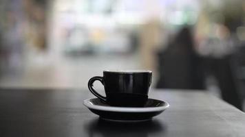 professionell espresso kaffe framställning maskin i använda sig av video
