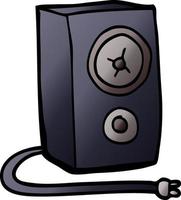 cartoon doodle of a speaker vector