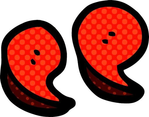 cartoon doodle quotation marks