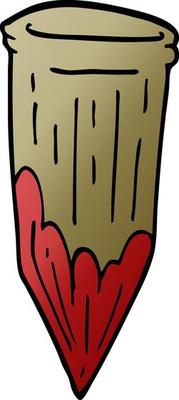 cartoon doodle vampire stake