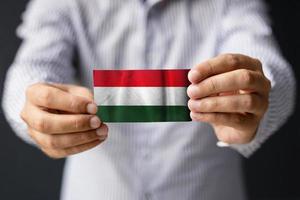 Hungarian official flag. photo