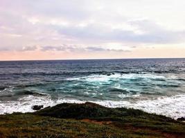 Ocean Scene on the Rocks photo