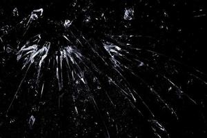 abstract broken glass for overlay textures background photo