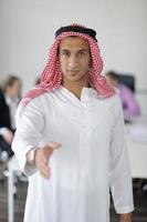 Arabic business man at meeting photo