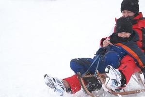 vista de juegos de nieve foto