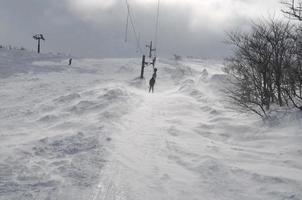 Winter landscape view photo